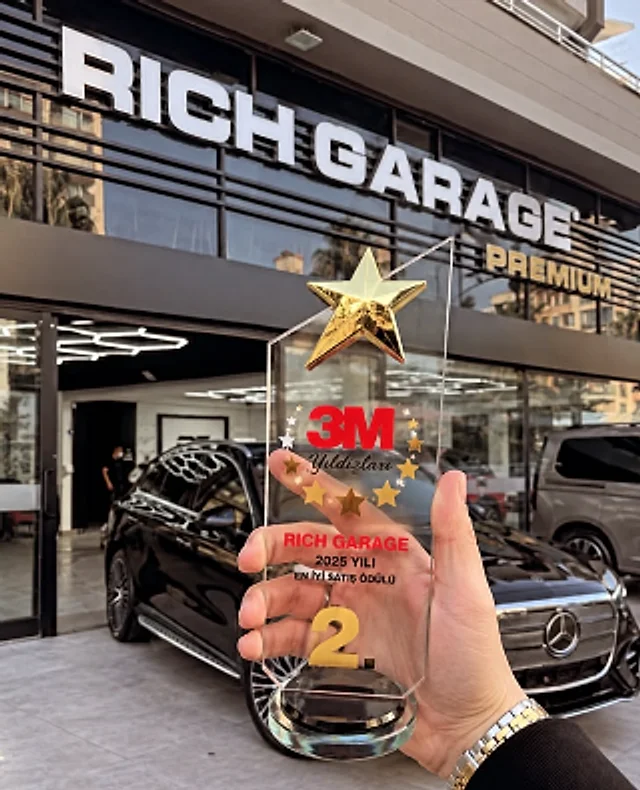 3M Yıldızları 2025 — En İyi Satış Ödülü Türkiye 2.si: Rich Garage